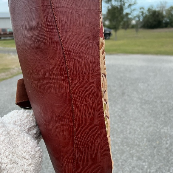 Vintage Brahmin Calf Hide Fruit and Floral Purse - Picture 14 of 14
